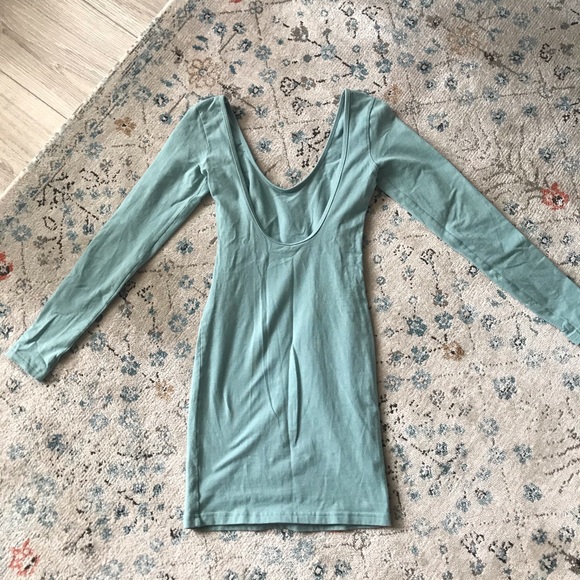 American Apparel Long Sleeve Mini Bodycon Dress. - Picture 4 of 4